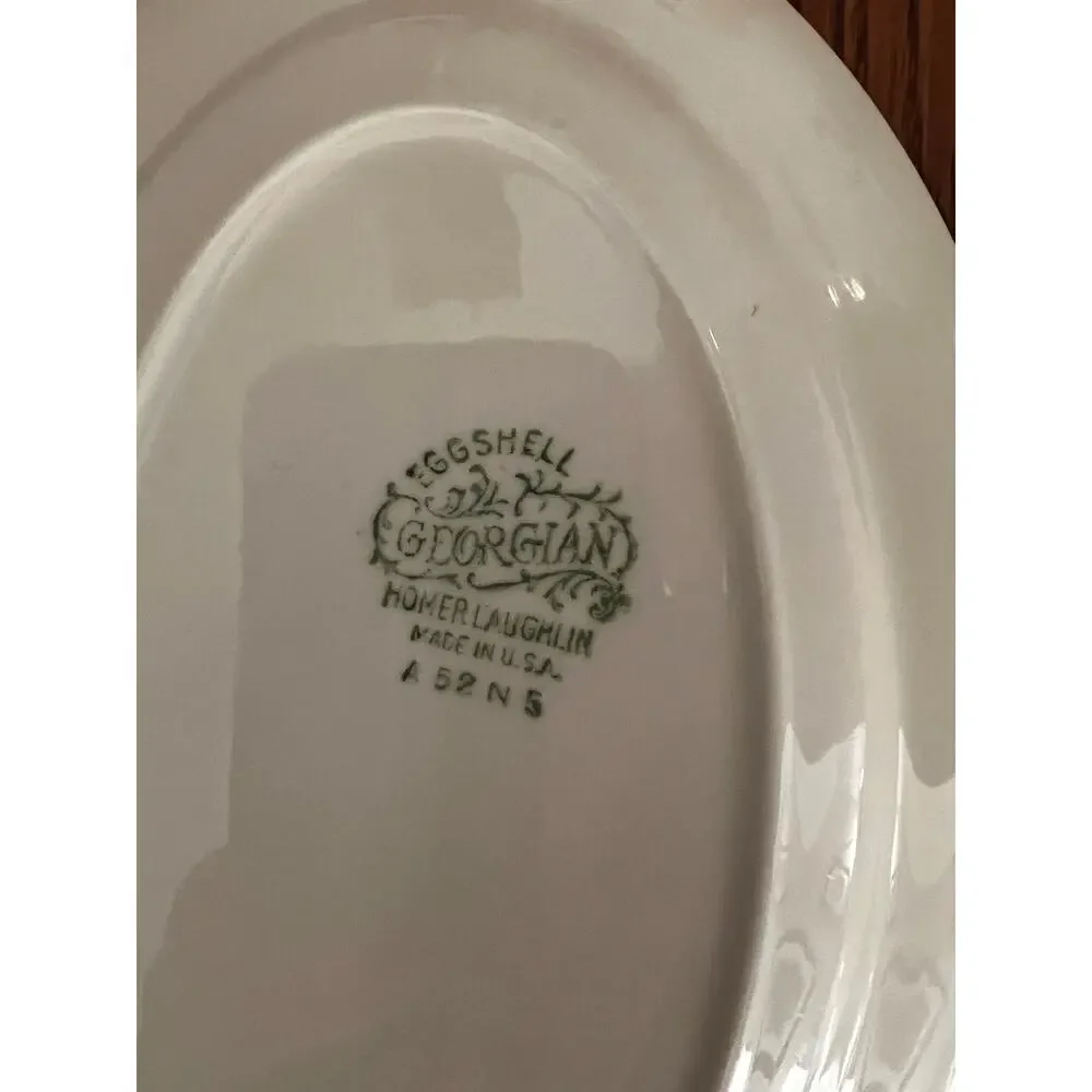Vintage 1952 Homer Laughlin Eggshell Georgian 